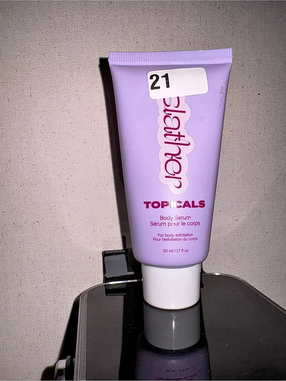 Topicals Slather Exfoliating Body Serum Purple